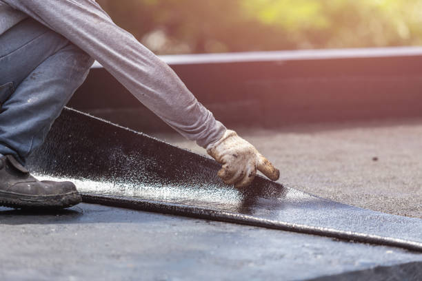 Professional Basement Waterproofing technician working in Fillmore, IN